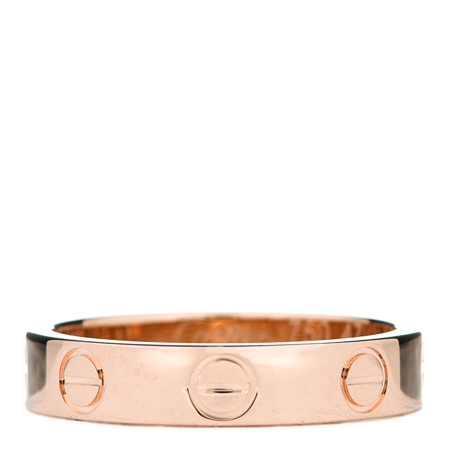 Cartier 18K Pink Gold 3.5mm LOVE Wedding Band Ring 47 4 1 of 5