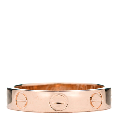 Cartier 18K Pink Gold 3.5mm LOVE Wedding Band Ring 47 4 1 of 5