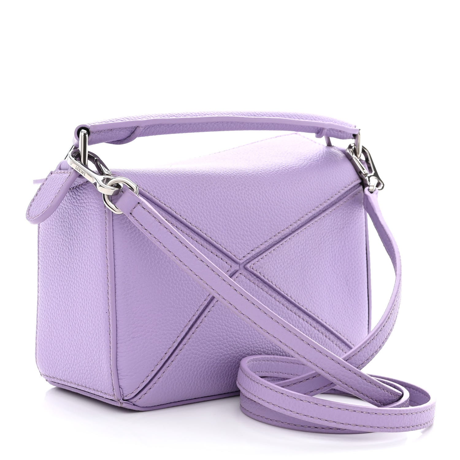 Loewe Calfskin Mini Puzzle Bag Light Mauve 1345956 – FASHIONPHILE