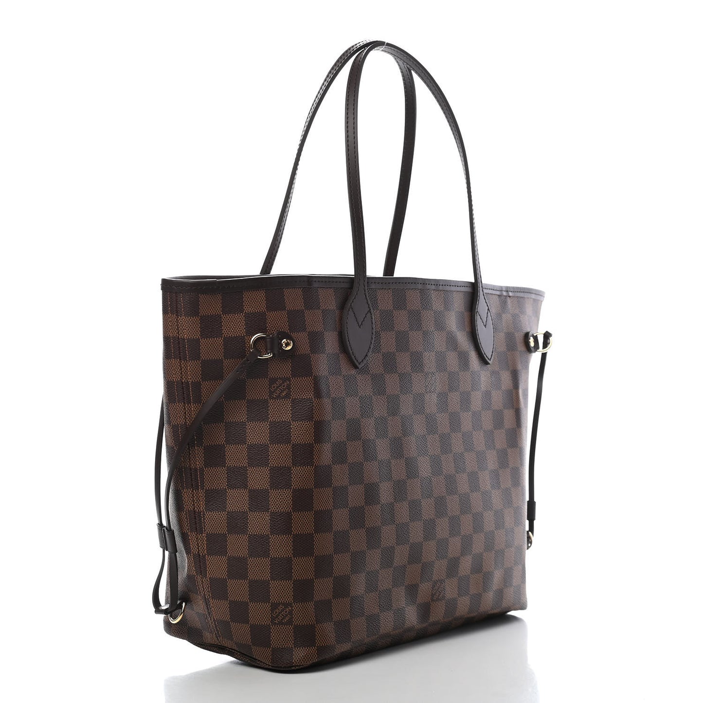 Damier Ebene Neo Neverfull MM Rose Ballerine