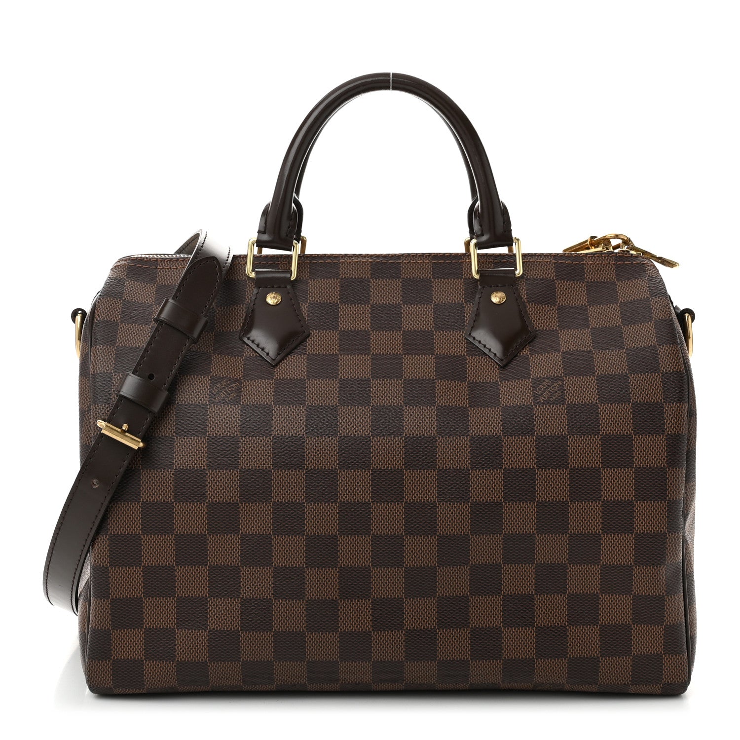 Louis Vuitton Damier Ebene Speedy Bandouliere 30 1 of 10
