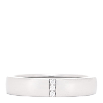 Harry Winston Platinum Diamond Vertical Row Wedding Band Ring 56 7.5 1 of 6