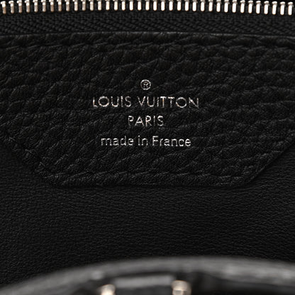 Louis Vuitton Taurillon Ayers Capucines MM Black 6 of 9