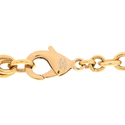 Chanel Metal CC Heart Medallion Chain Pendant Necklace Gold 5 of 6