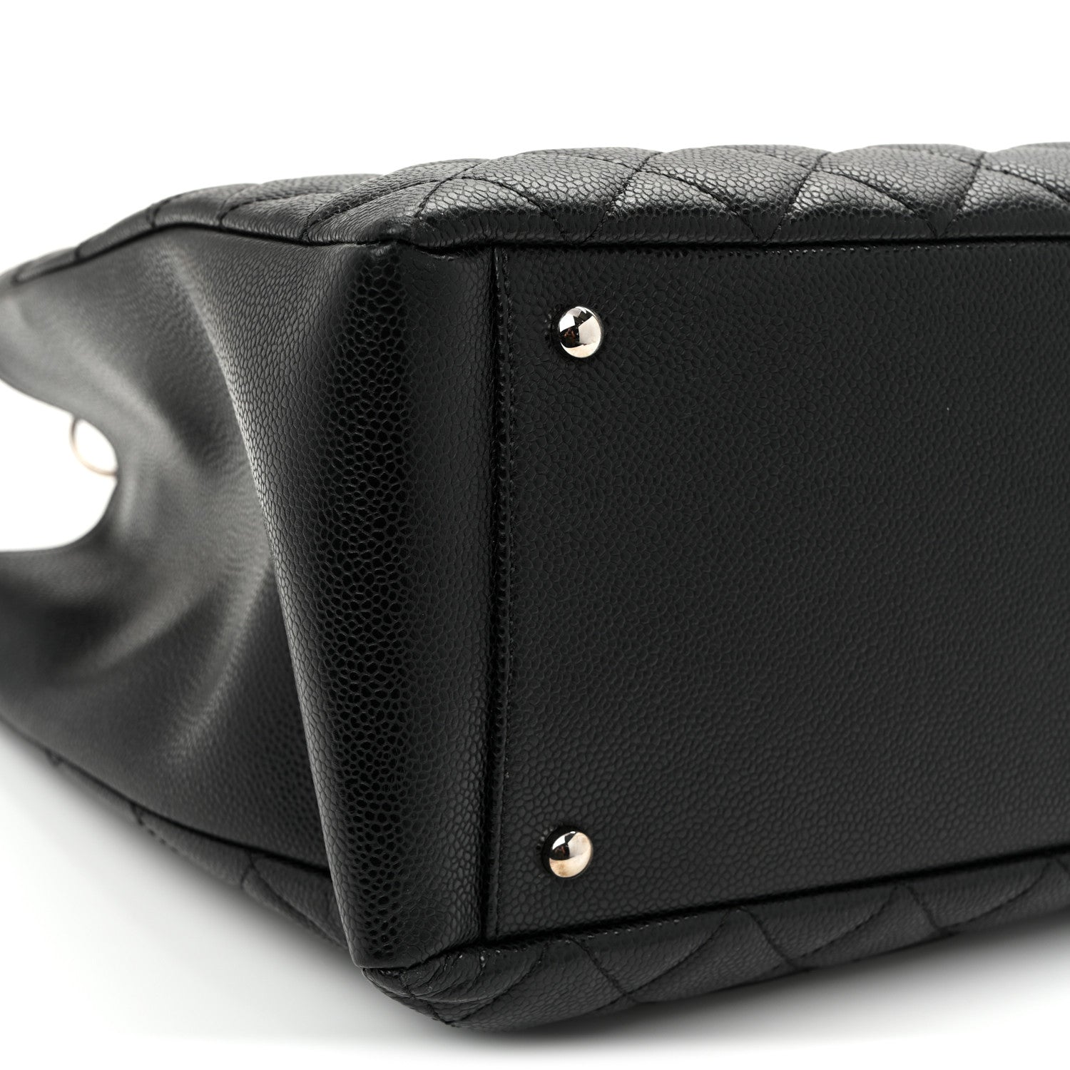 Chanel Caviar Quilted XL Grand Shopping Tote GST Black 9 of 10