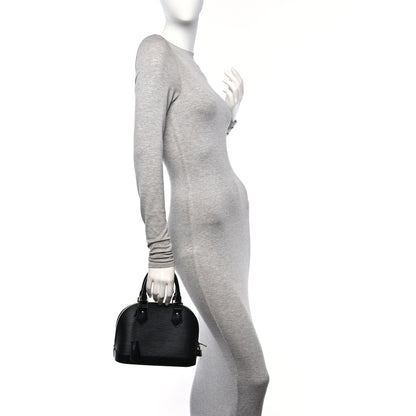 Louis Vuitton Epi Alma BB Black 2 of 10