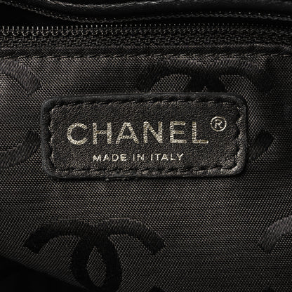 Chanel Calfskin Contrast Stitch Surpique Tote Black 6 of 12