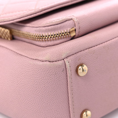 Chanel Caviar Quilted Medium Business Affinity Flap Light Pink 8 of 18