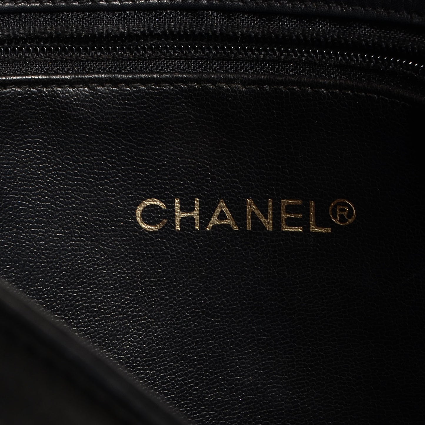 Lambskin Quilted Shoulder Bag Black