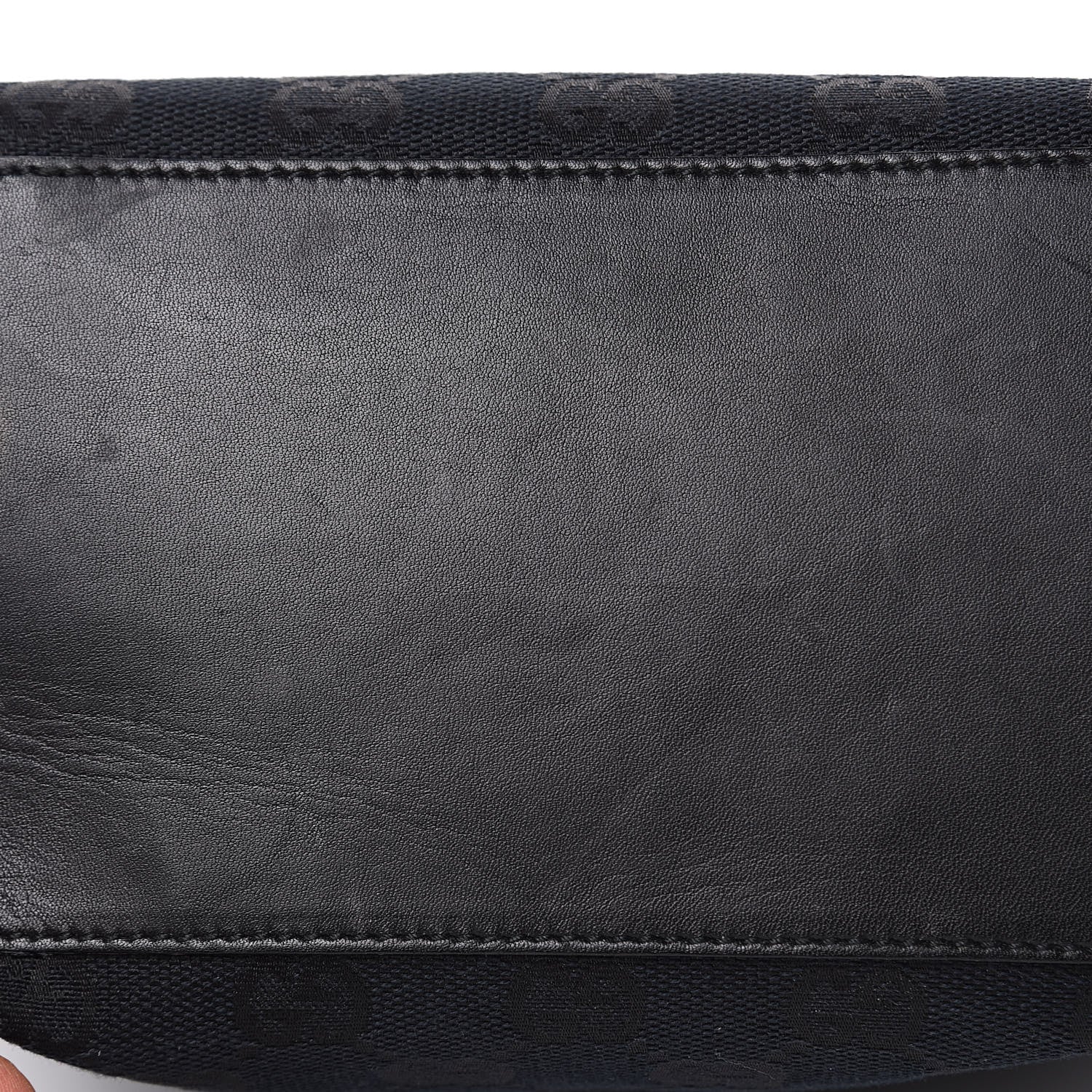 Gucci Monogram Shoulder Bag Black 10 of 12