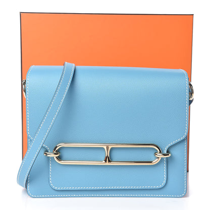 Hermes Evercolor Sac Roulis 23 Bleu Du Nord 11 of 11