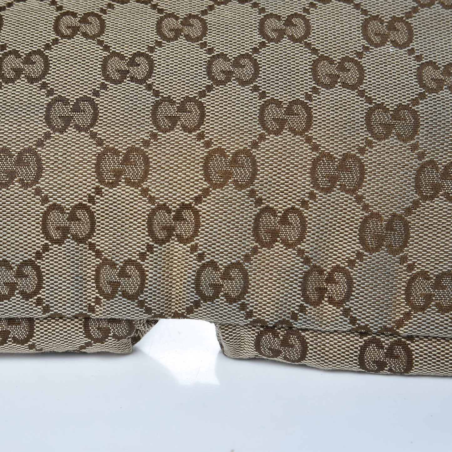 Monogram Web Belt Bag Dark Brown