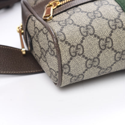 Gucci GG Supreme Monogram Web Small Ophidia Belt Bag 95 38 Dark Brown 8 of 9
