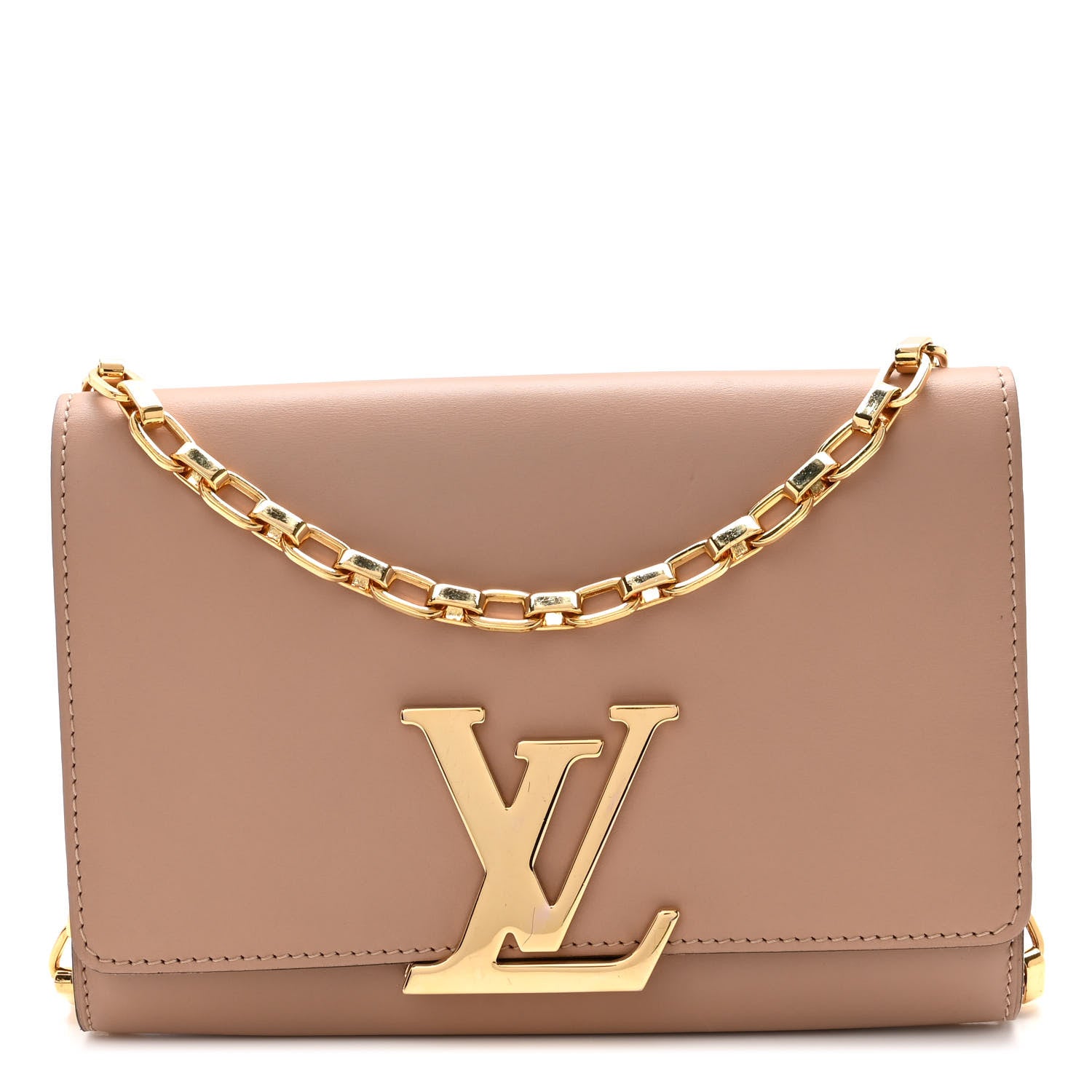 Louis Vuitton Calfskin Chain Louise Nude 1 of 10