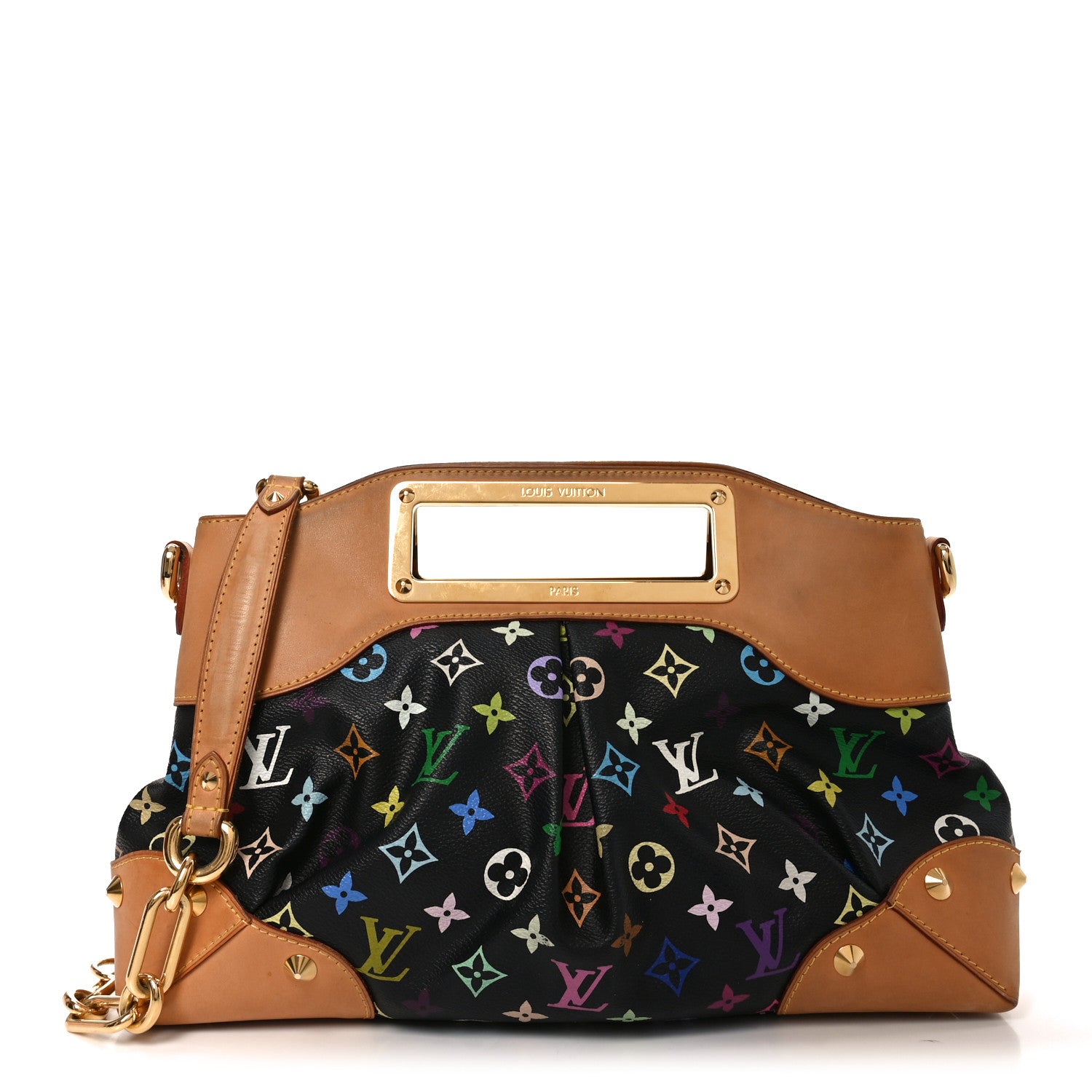 Louis Vuitton Monogram Multicolor Judy MM Black 1 of 9