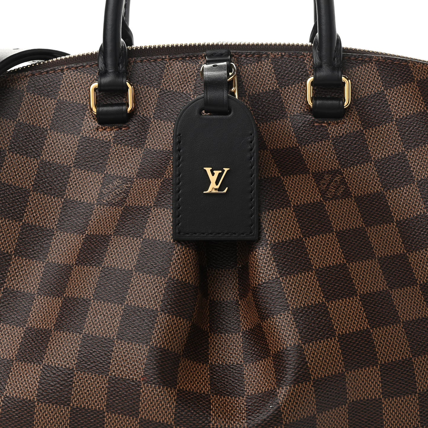Damier Ebene Odeon Tote MM Black