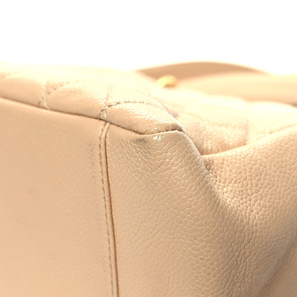 Chanel Caviar Quilted Grand Shopping Tote GST Beige Clair 11 of 15