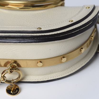 Chloe Calfskin Small Nile Bracelet Minaudiere Bag Off White 11 of 14
