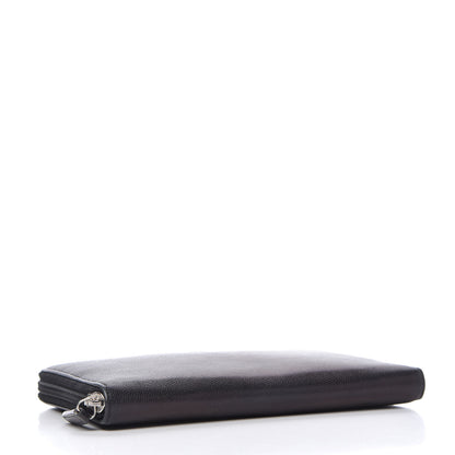 Chanel Caviar Large Sevruga Zip Around Organizer Wallet Black 4 of 14