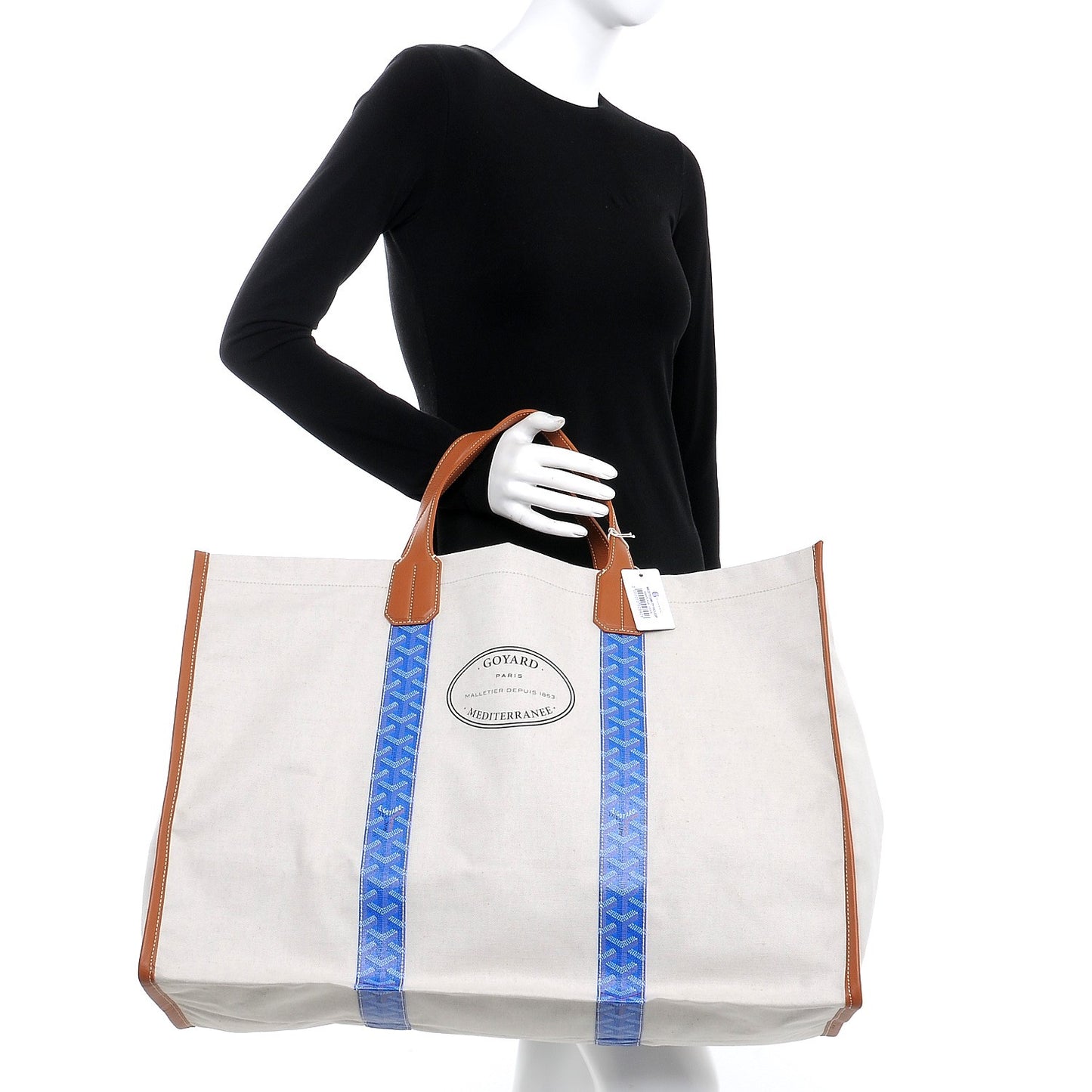 Goyardine Reversible Mediterranee Saint-Tropez Sky Blue
