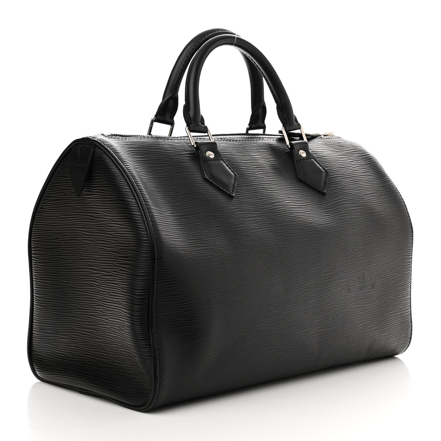 Louis Vuitton Epi Speedy 35 Black 3 of 11