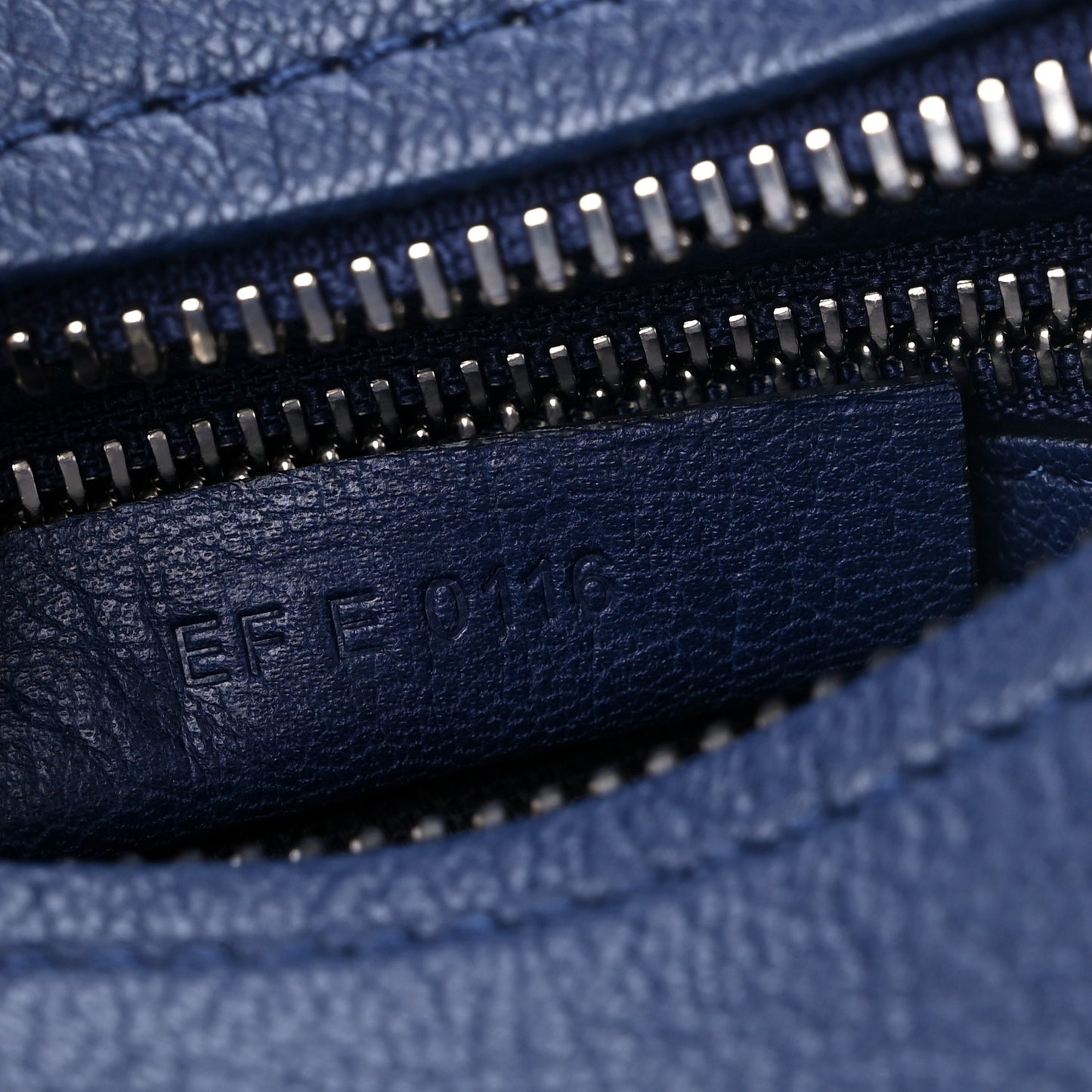 Sugar Goatskin Small Pandora Navy