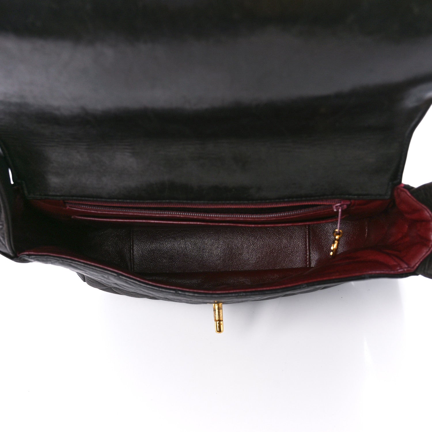 Chanel Lambskin Quilted CC Flap Shoulder Bag Black 5 of 13