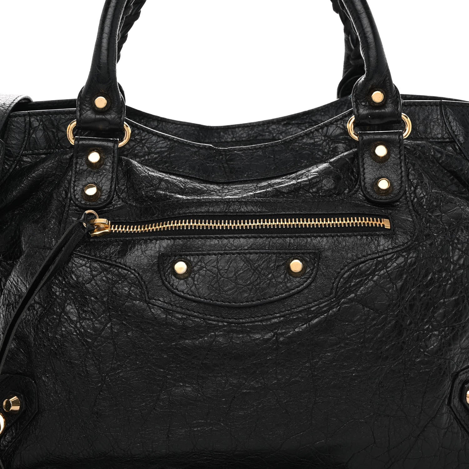 Balenciaga Agneau Classic Gold Hardware S City Black 8 of 10