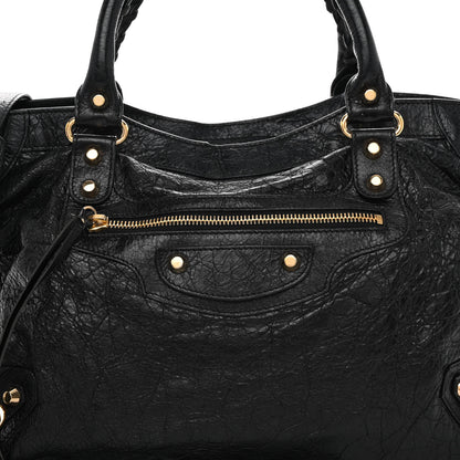 Balenciaga Agneau Classic Gold Hardware S City Black 8 of 10