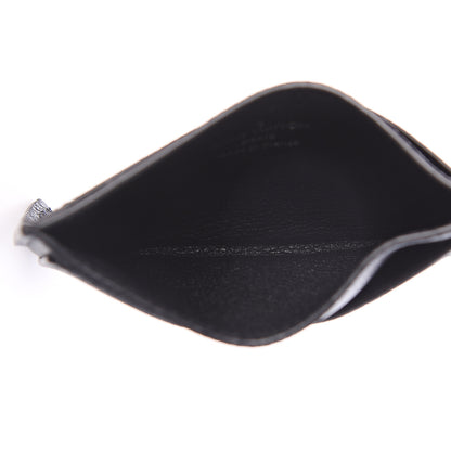 Louis Vuitton Calfskin Lockme Card Holder Black 4 of 5