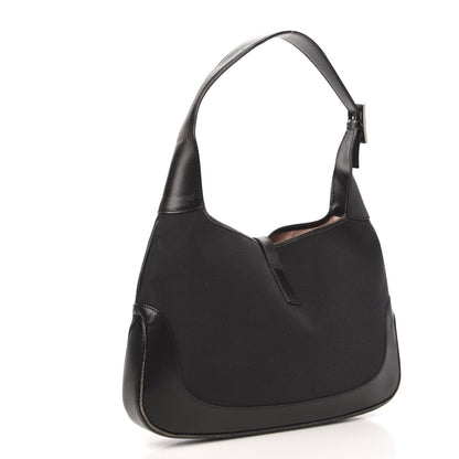 Gucci Canvas Jackie O Hobo Black 3 of 13