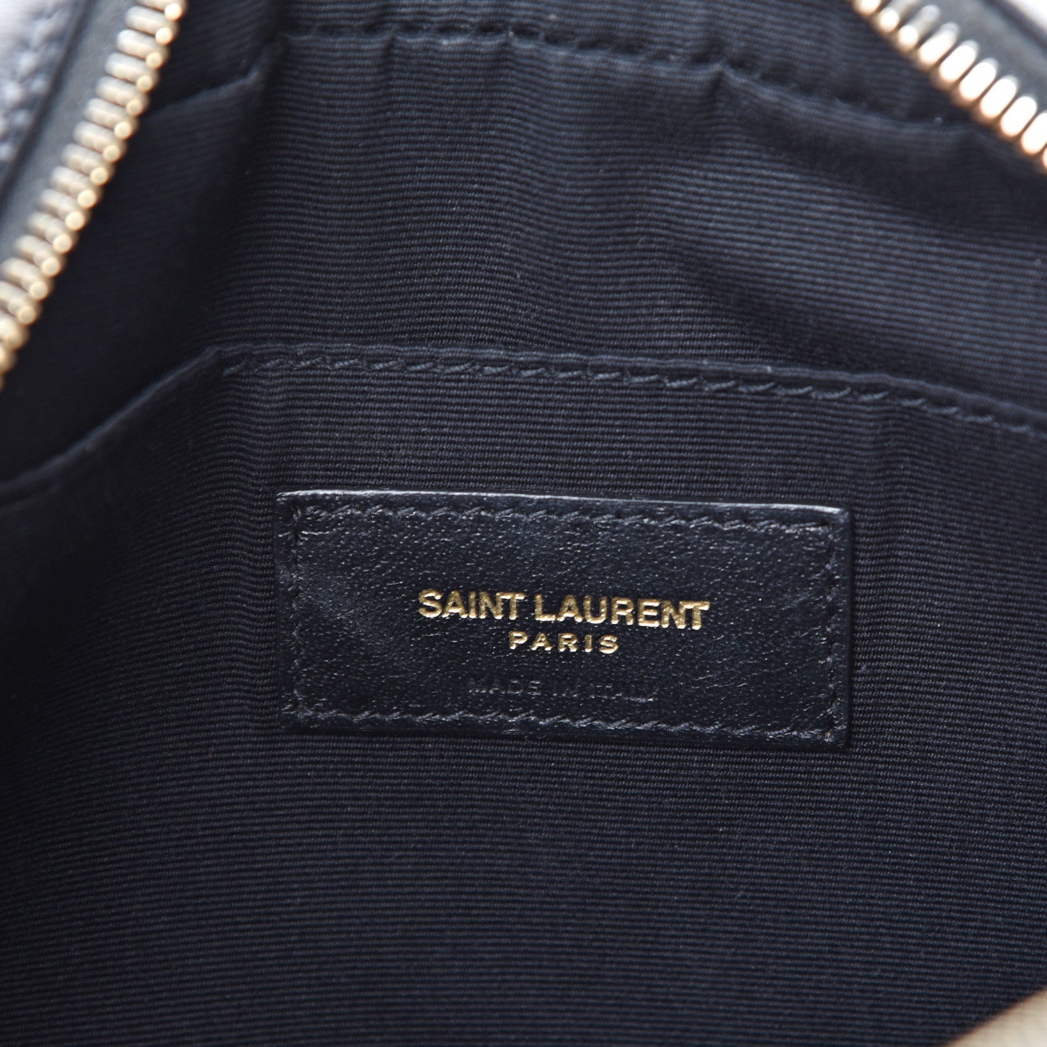 Saint Laurent Calfskin Matelasse Monogram Lou Camera Bag Black 5 of 12