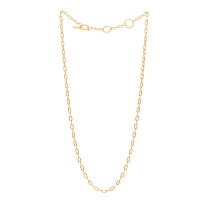 David Yurman 18K Yellow Gold 3mm Madison Three Ring Chain Necklace 3 of 5