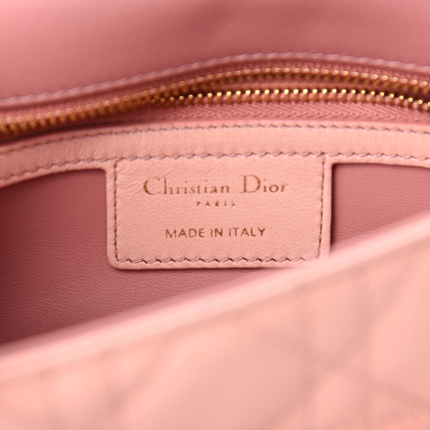 Lambskin Cannage Gradient Small Caro Bag Pink