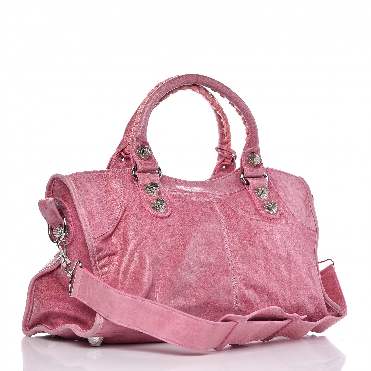 Balenciaga Agneau Giant 21 Silver Hardware Part Time Bubblegum 3 of 11