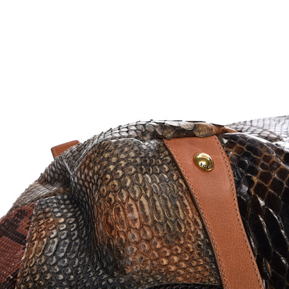 Prada Python Patch Shopper Tote 13 of 14