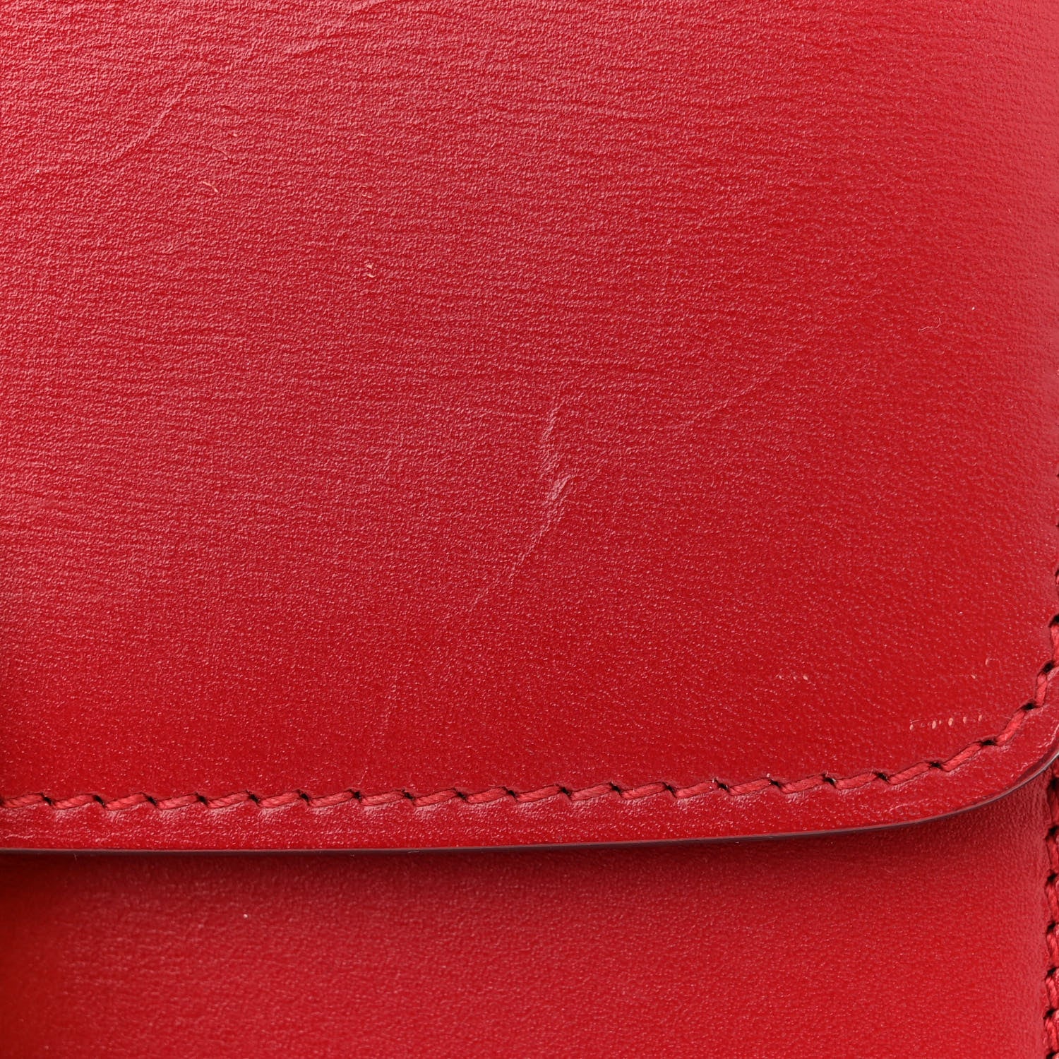 Celine Smooth Calfskin Small Classic Box Flap Bag Red 14 of 16