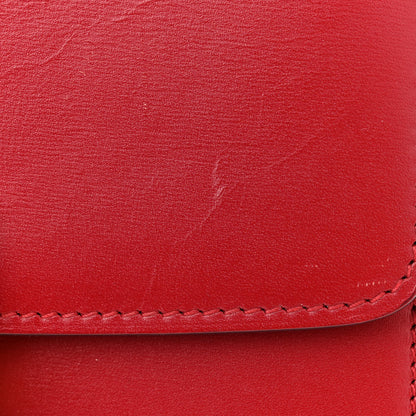 Celine Smooth Calfskin Small Classic Box Flap Bag Red 14 of 16