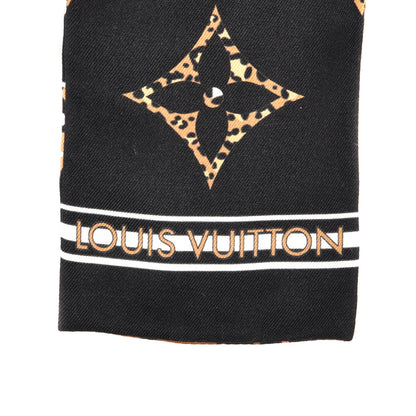 Louis Vuitton Silk Monogram Giant Jungle Bandeau Black 3 of 5