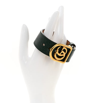 Gucci Calfskin Marmont Double G Bracelet Green 2 of 8