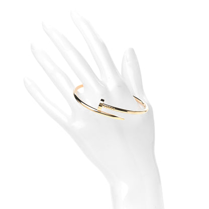 Cartier 18K Yellow Gold Juste Un Clou Bracelet 17 3 of 9