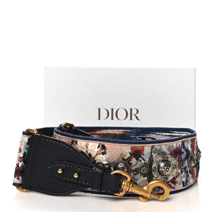 Christian Dior Canvas Embroidered Studded KaleiDiorscopic Shoulder Strap Multicolor 5 of 5