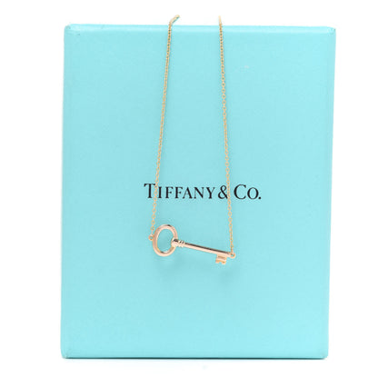 Tiffany 18K Rose Gold Small Oval Key Station Pendant Necklace 10 of 10