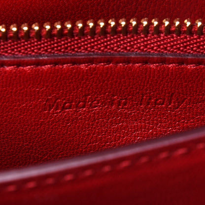 Celine Smooth Calfskin Small Classic Box Flap Bag Red 8 of 11