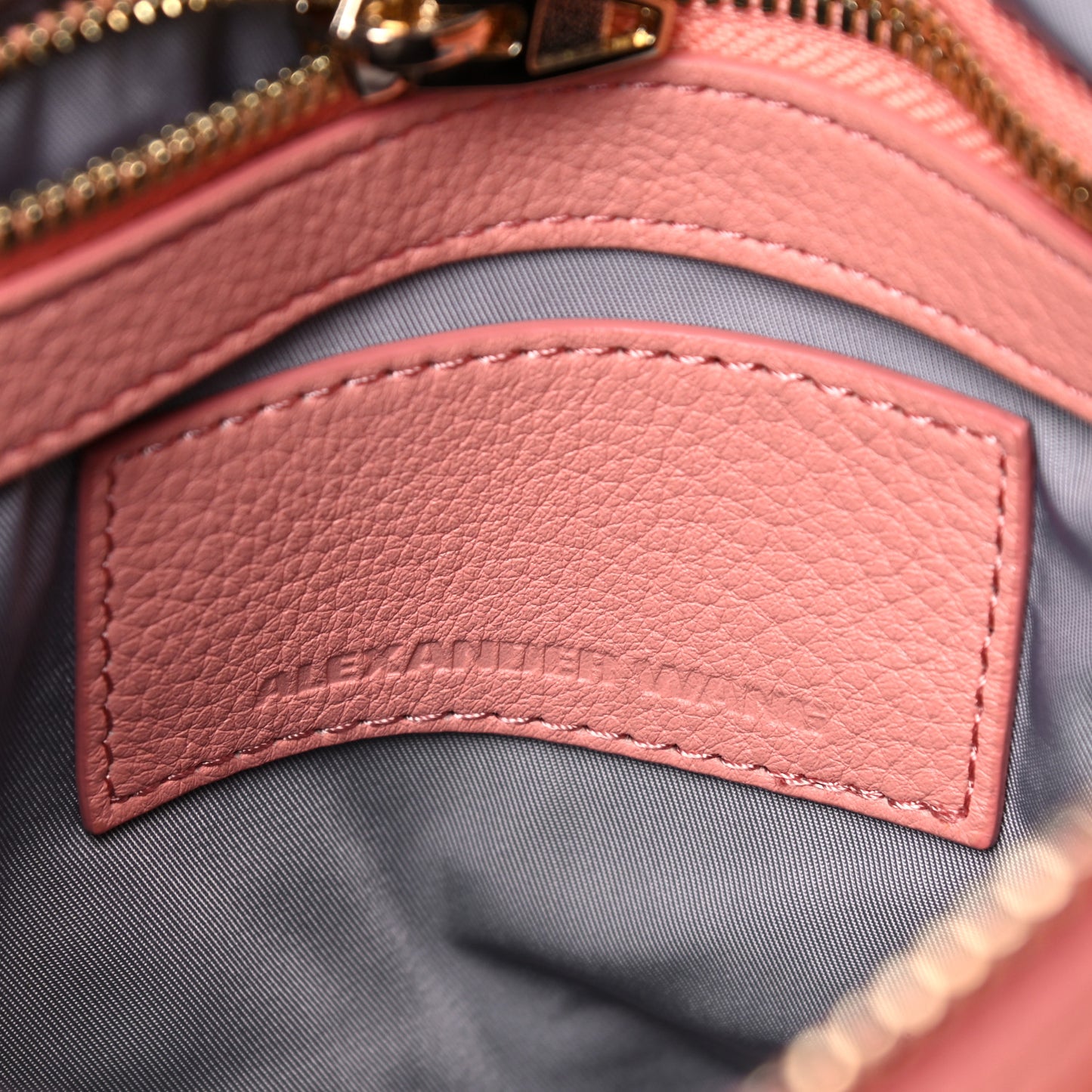 Pebbled Lambskin Rocco Nectar Gold Hardware