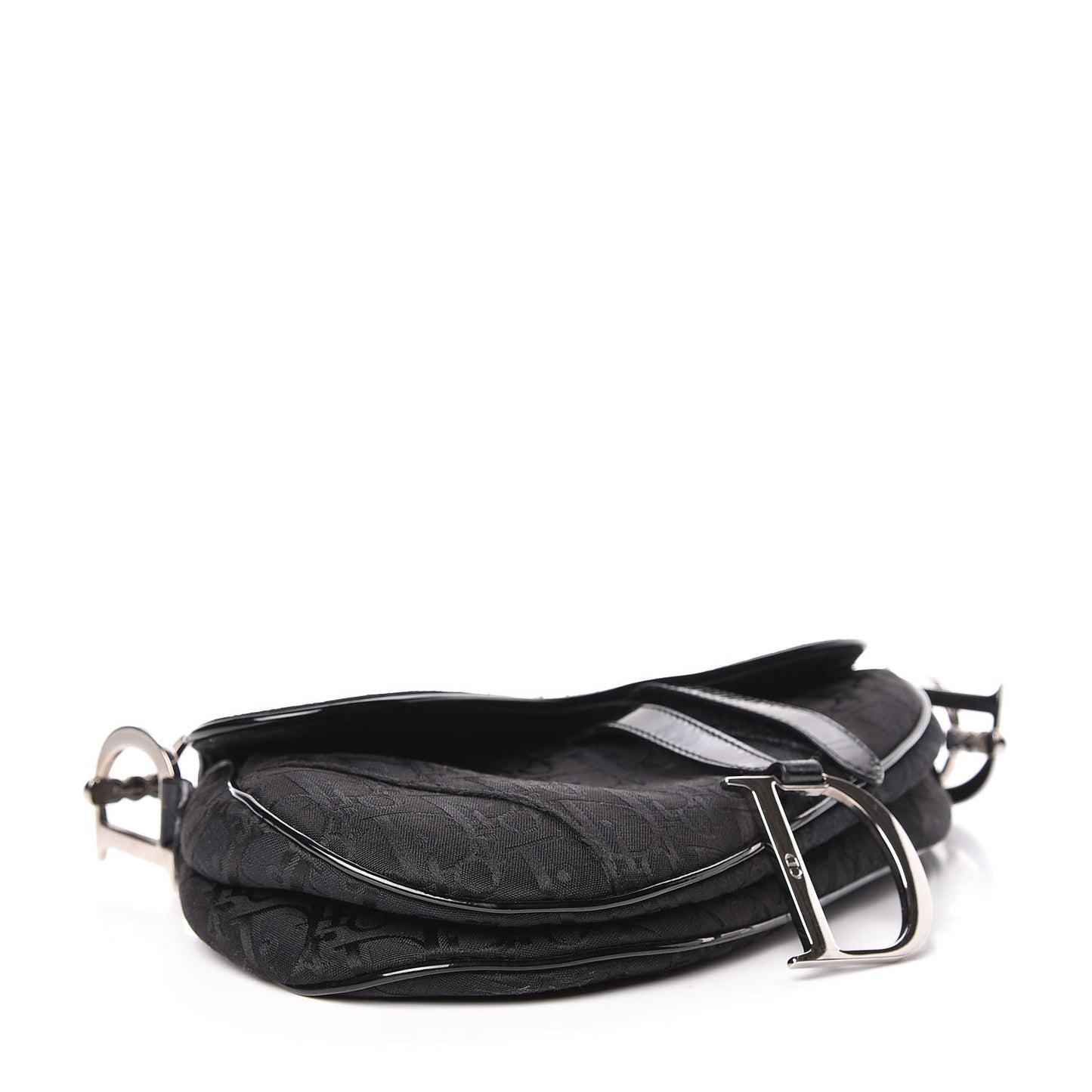 Monogram Saddle Bag Black