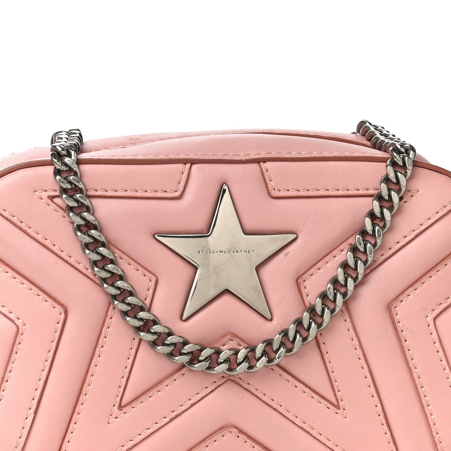 Stella McCartney Eco Alter Nappa Star Patch Shoulder Bag Pink 3 of 20