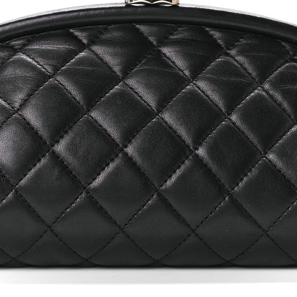 Chanel Lambskin Quilted Timeless Clutch Black 8 of 9