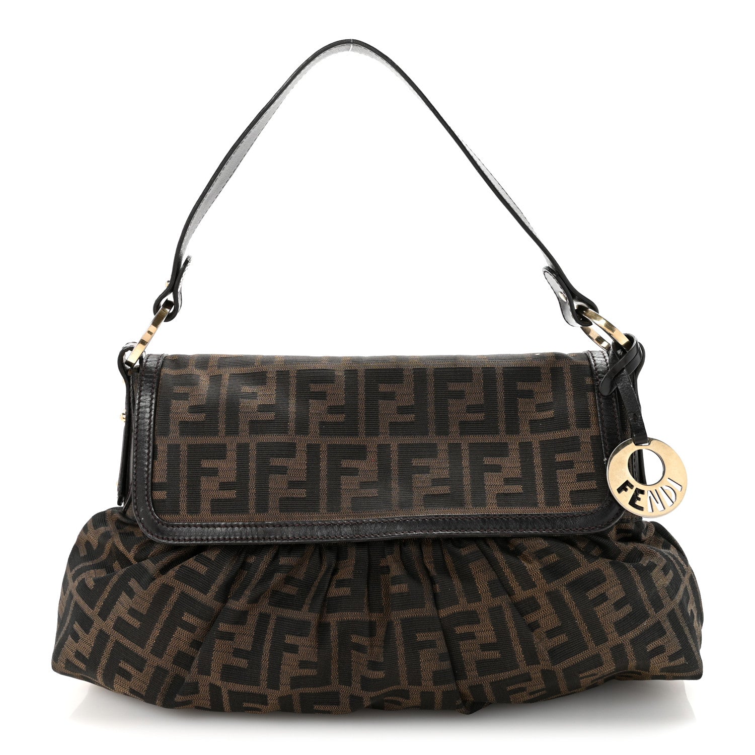 Fendi Zucca Medium Chef Shoulder Bag Tobacco 1 of 13