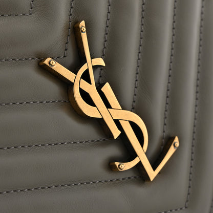 Saint Laurent Calfskin Matelasse Monogram Lou Camera Bag Dusty Grey 11 of 14
